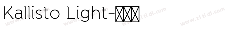 Kallisto Light字体转换